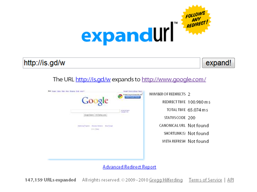 ExpandURL.com Screen Shot